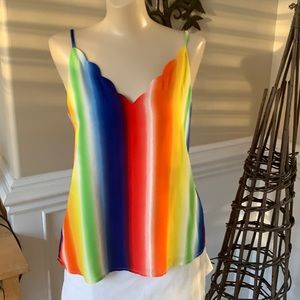 Socialite camisole tank top Rainbow PRIDE small